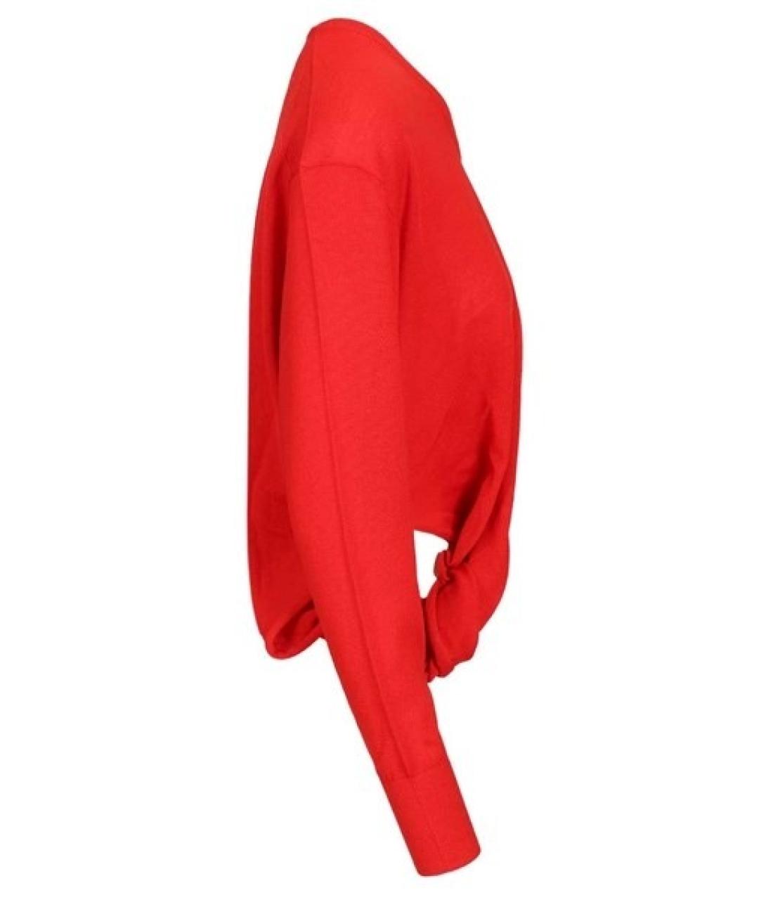 LOEWE Красный шерстяной джемпер / свитер, фото 4