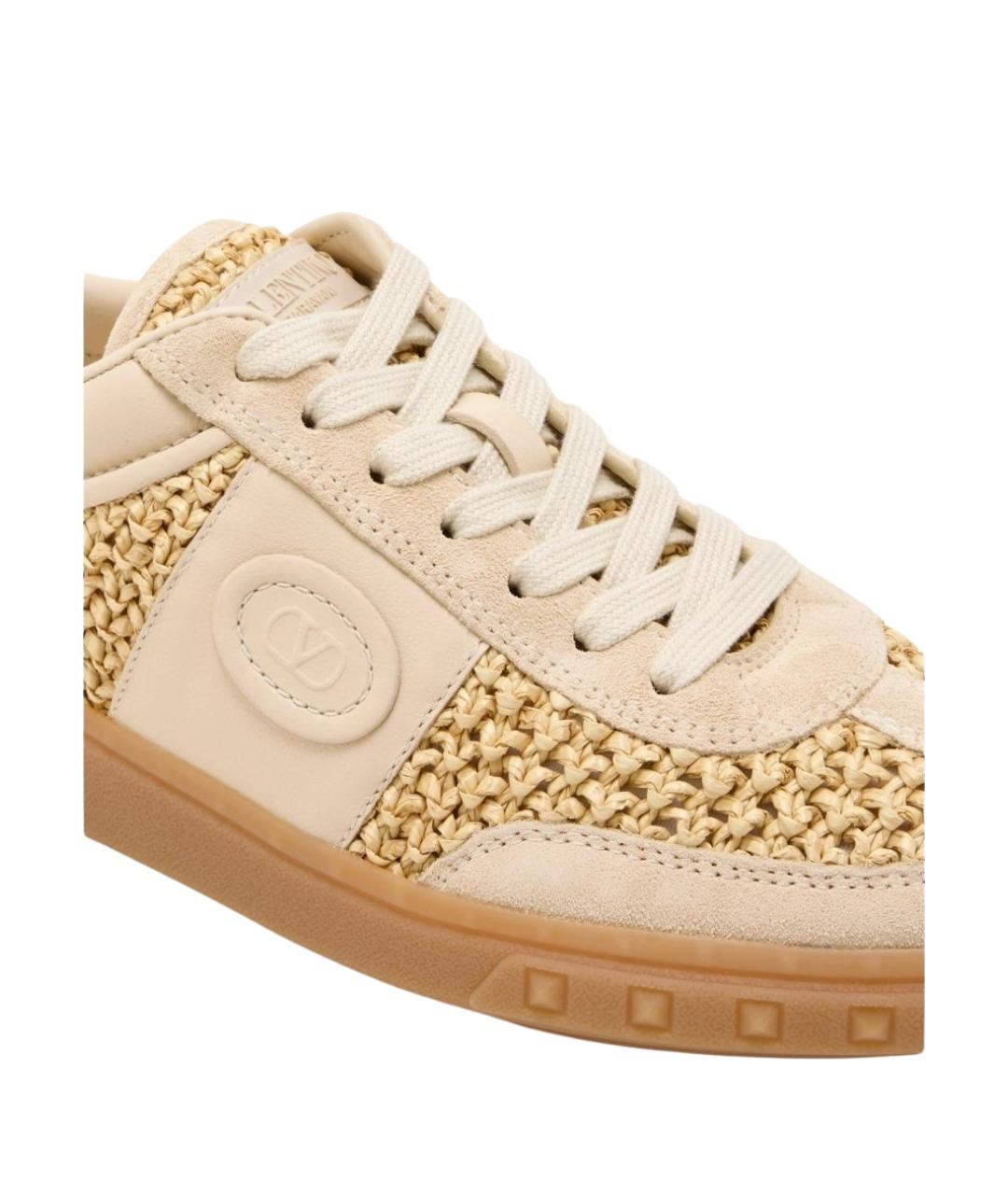 VALENTINO Бежевые кроссовки, фото 3