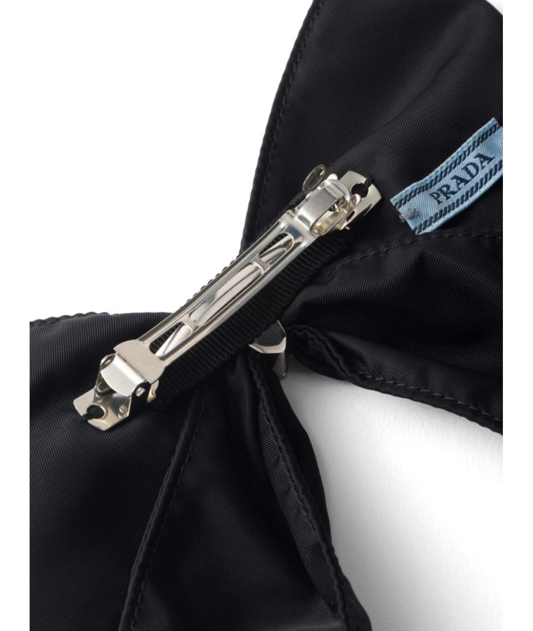 PRADA Черная заколка, фото 2