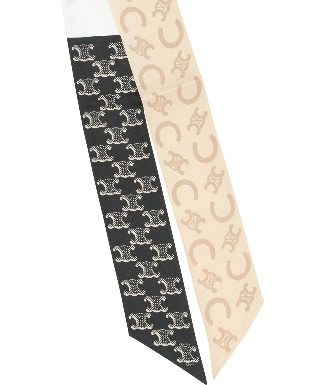 CELINE Мульти шелковый шарф, фото 2