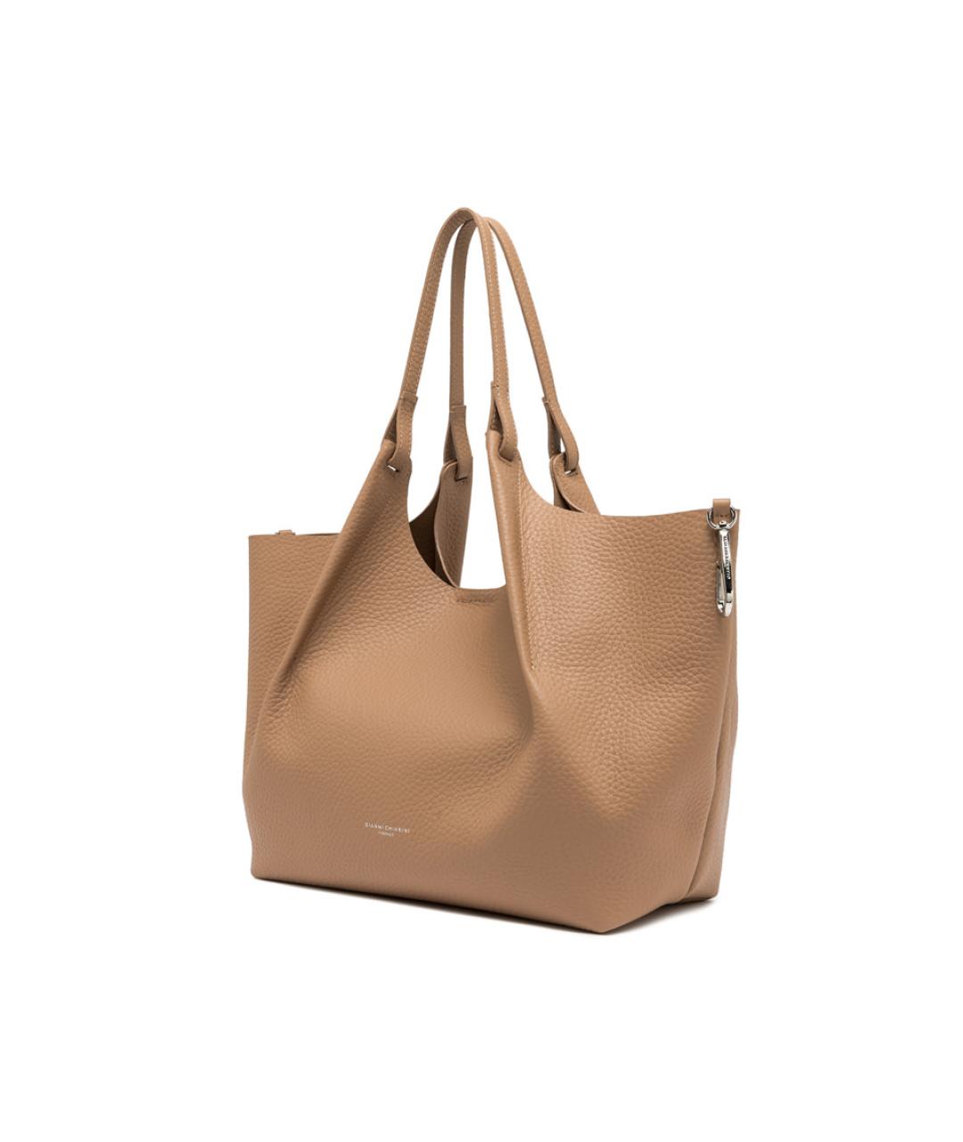 Gianni Chiarini Коричневая кожаная сумка через плечо, фото 3