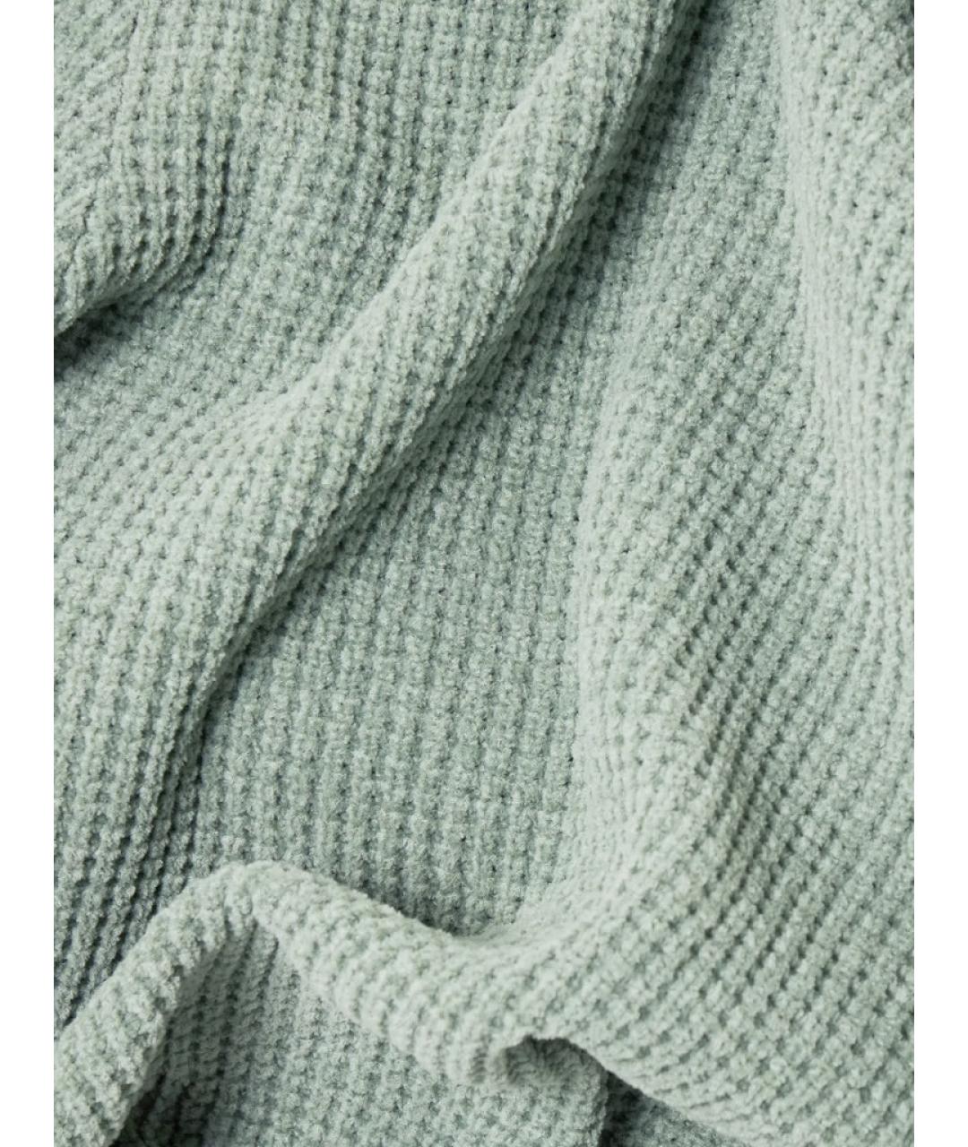 STONE ISLAND Зеленый хлопковый джемпер / свитер, фото 3