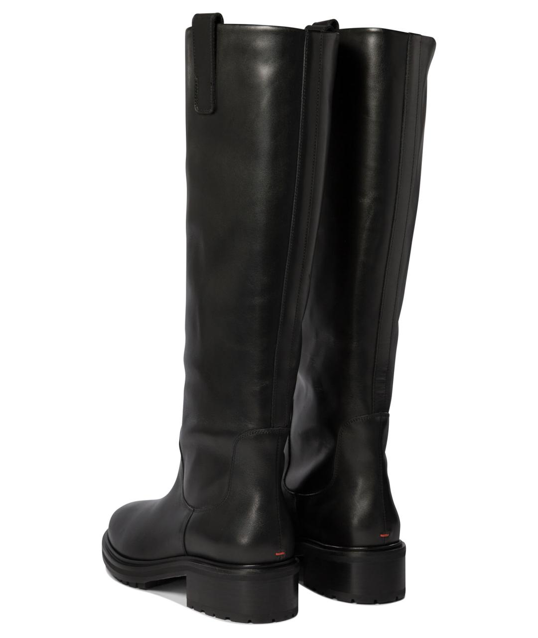 AEYDE Черные кожаные сапоги, фото 5