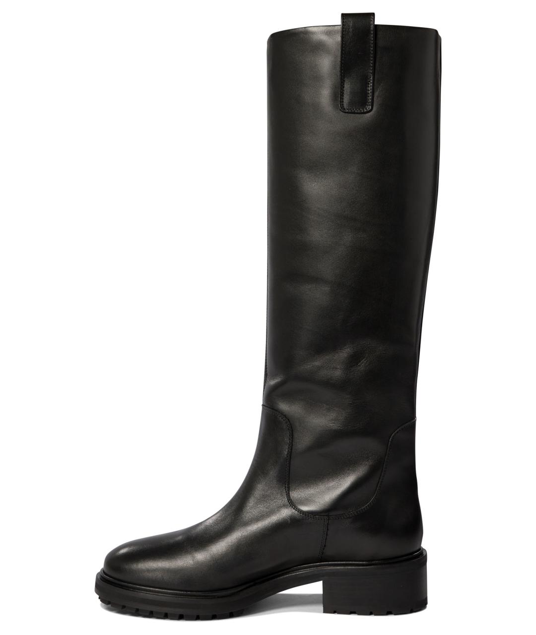 AEYDE Черные кожаные сапоги, фото 3