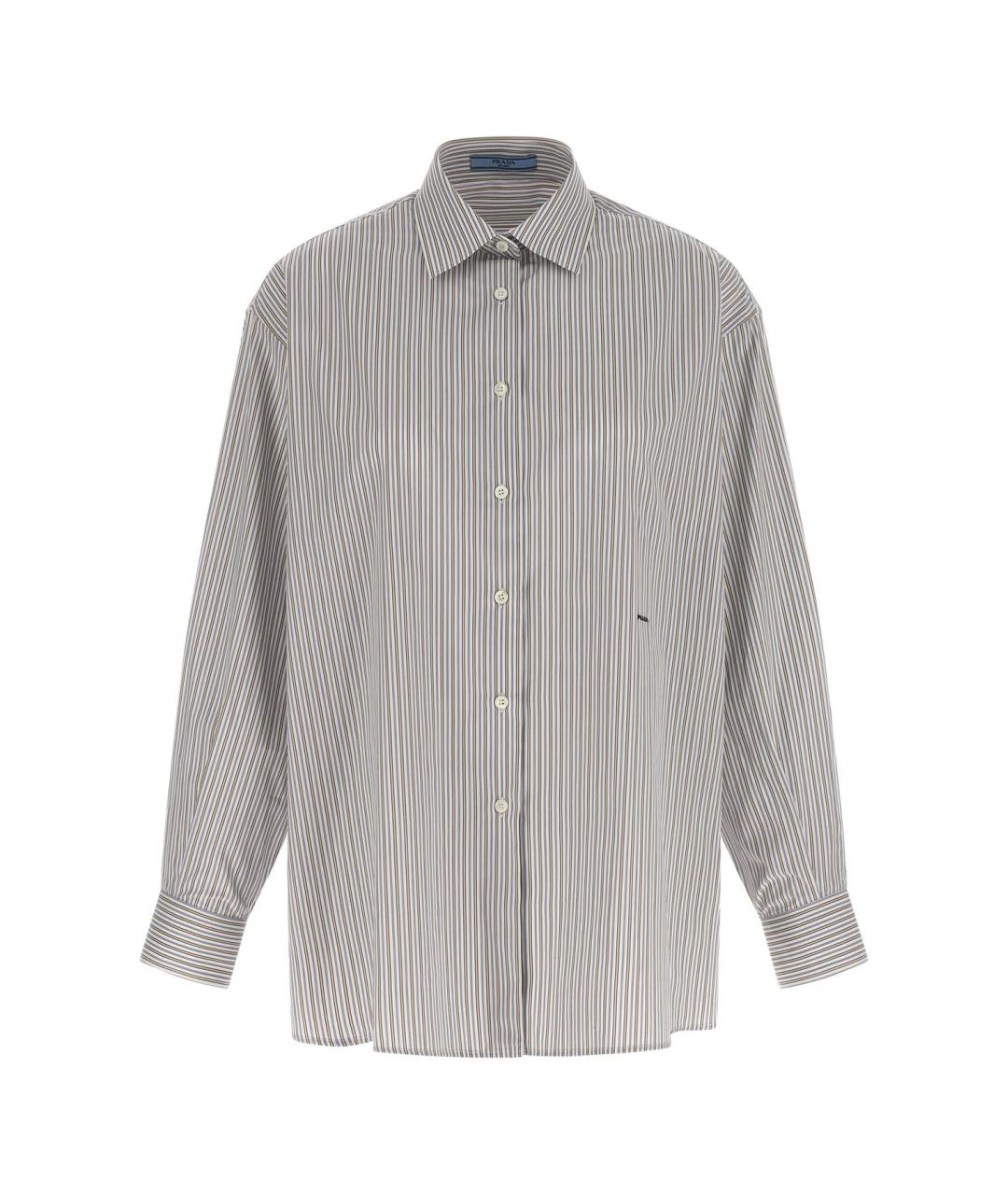 PRADA Мульти хлопковая рубашка, фото 1