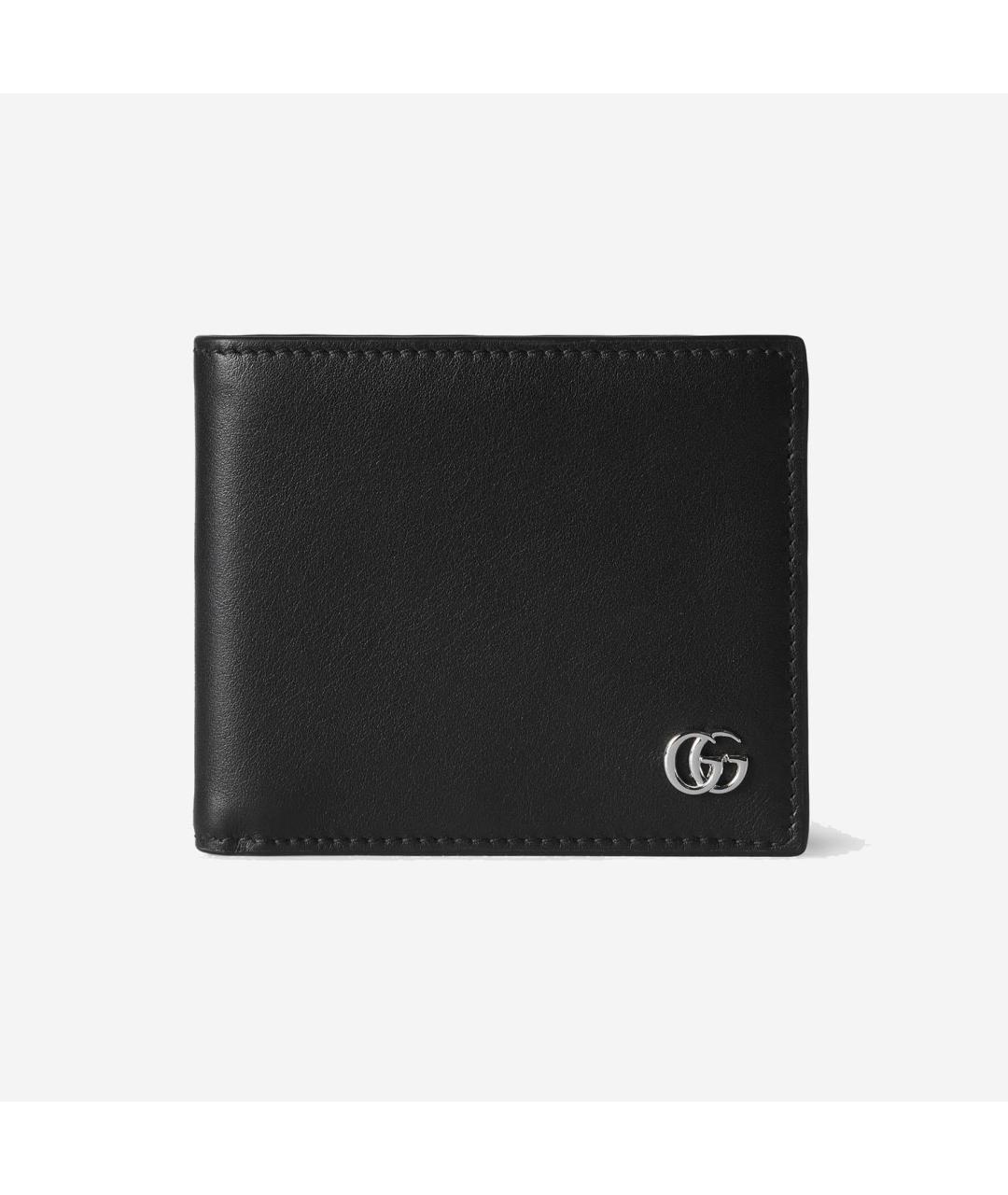 GUCCI Черный кожаный кошелек, фото 5