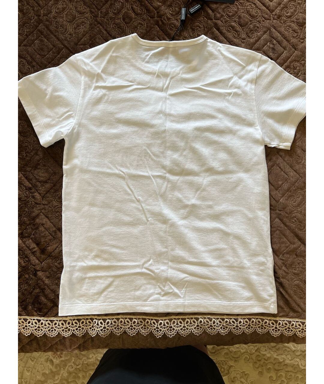 DOLCE&GABBANA Белый хлопковый детская футболка / топ, фото 3
