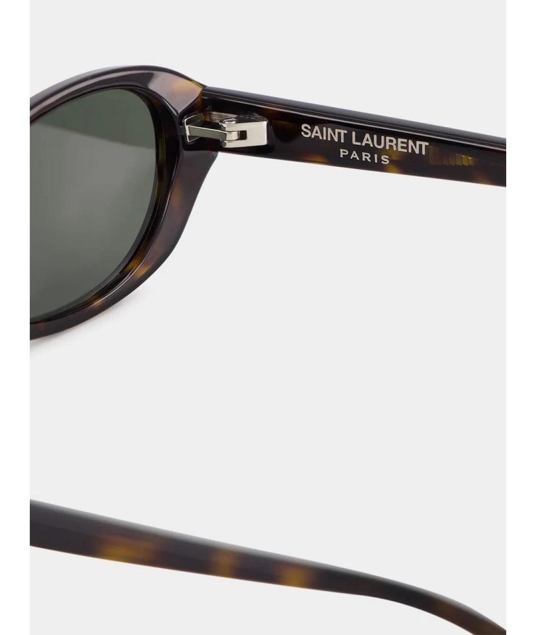 SAINT LAURENT Мульти пластиковые солнцезащитные очки, фото 4