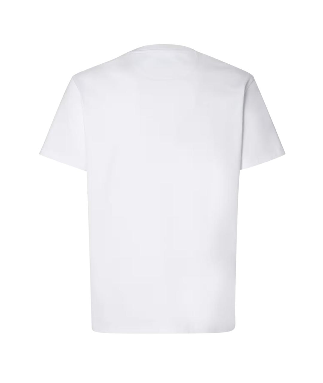 FENDI Белая хлопковая футболка, фото 2