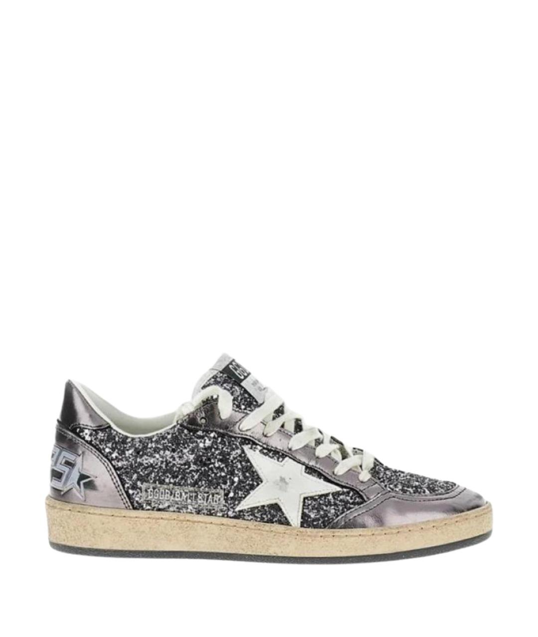 GOLDEN GOOSE DELUXE BRAND Серебряные кроссовки, фото 1