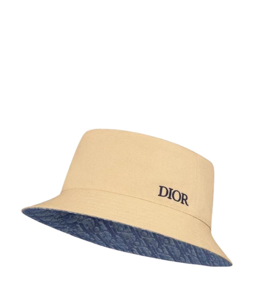 CHRISTIAN DIOR Мульти хлопковая шляпа, фото 1