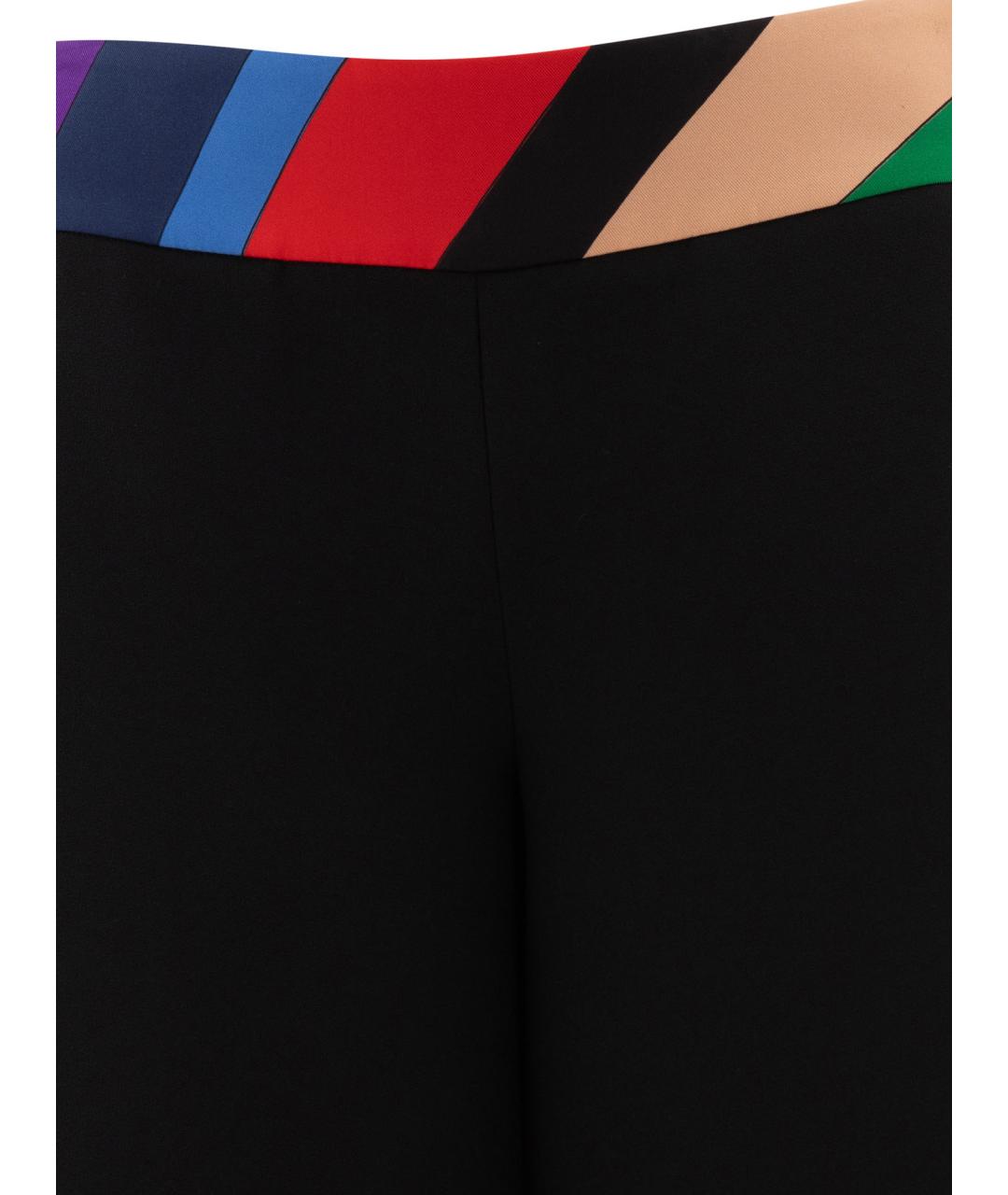 PUCCI Черные полиэстеровые брюки широкие, фото 3