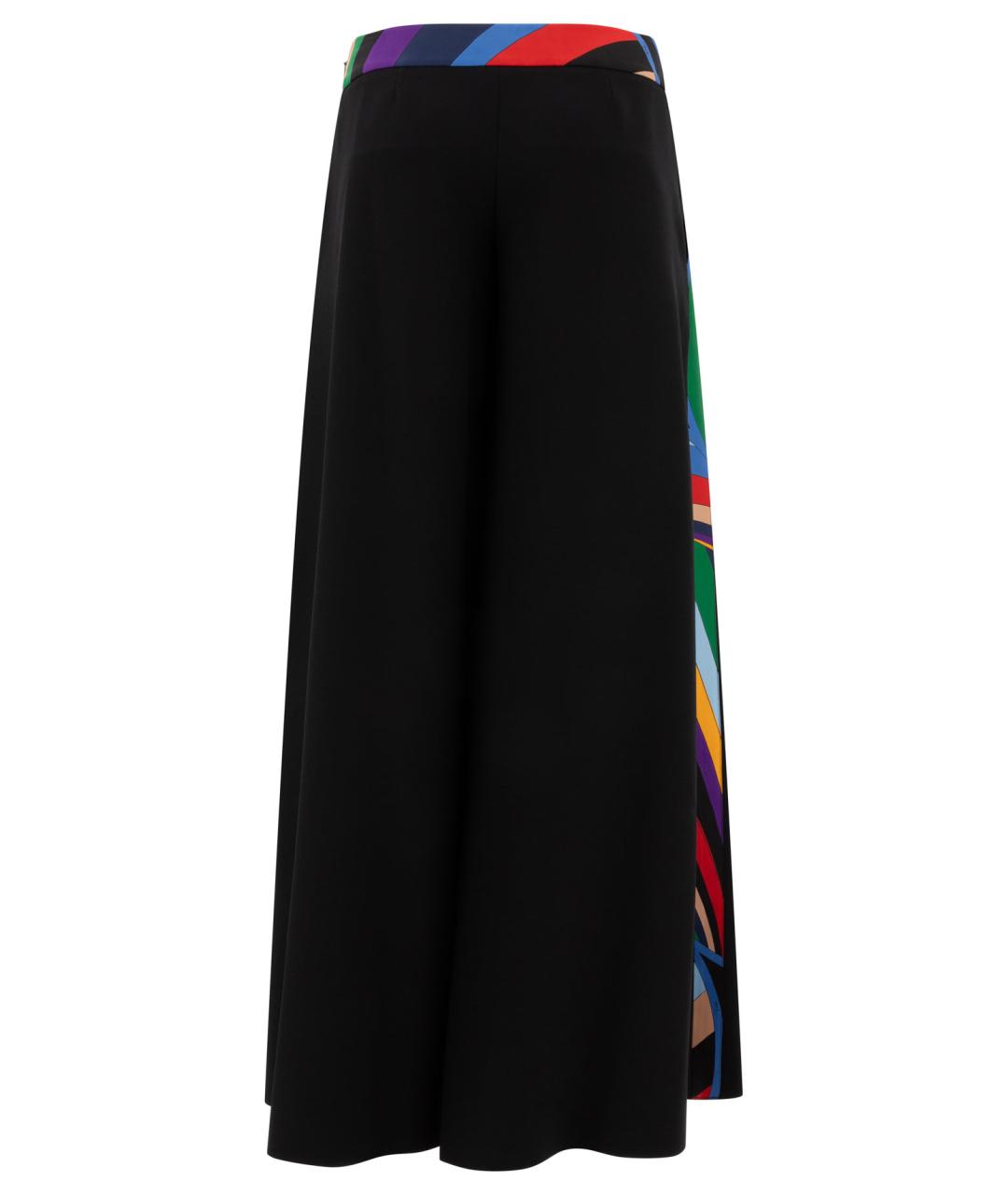 PUCCI Черные полиэстеровые брюки широкие, фото 2