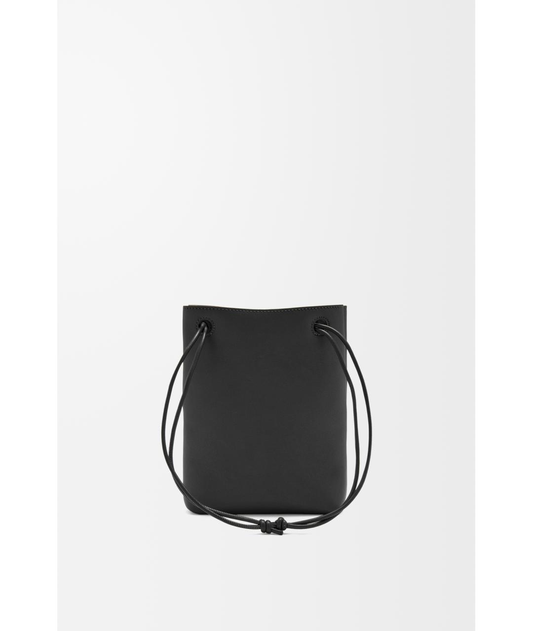 LOEWE Черная кожаная сумка через плечо, фото 3