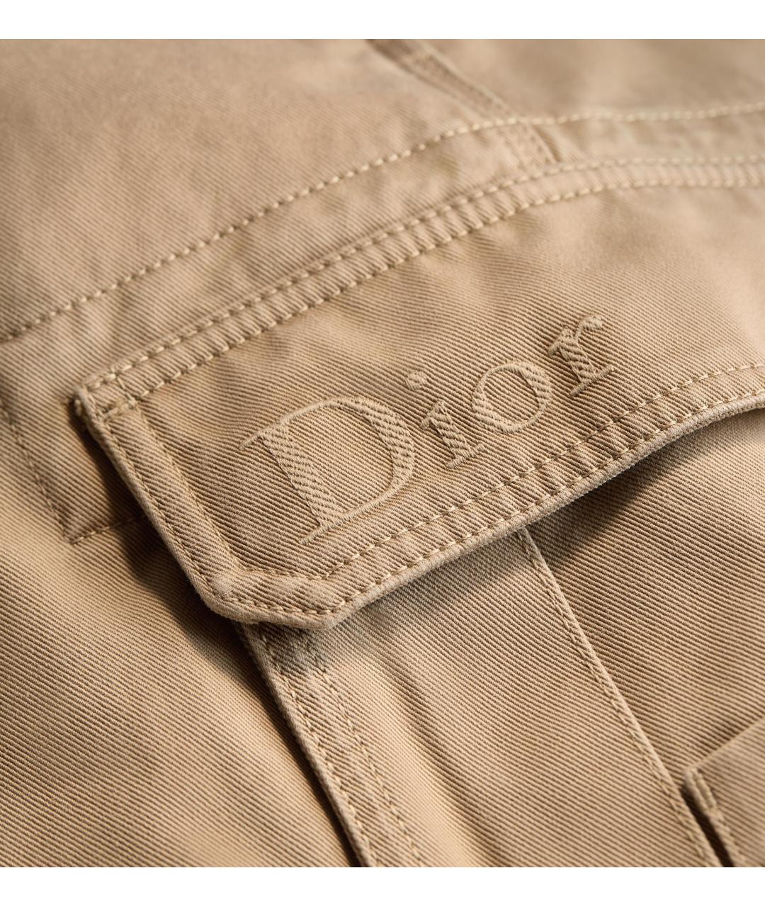 CHRISTIAN DIOR Бежевые хлопковые шорты, фото 2