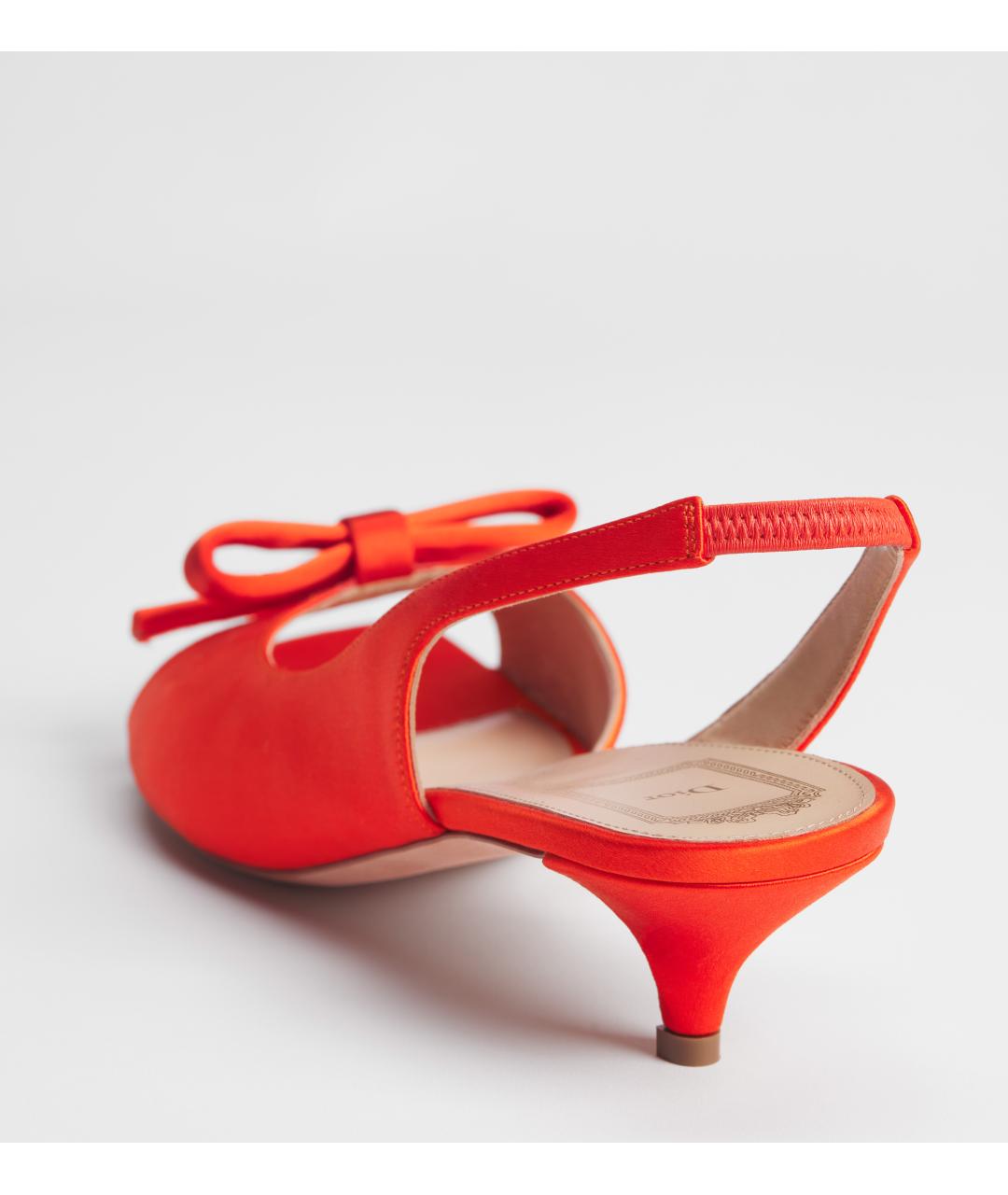 CHRISTIAN DIOR Красные текстильные сандалии, фото 2