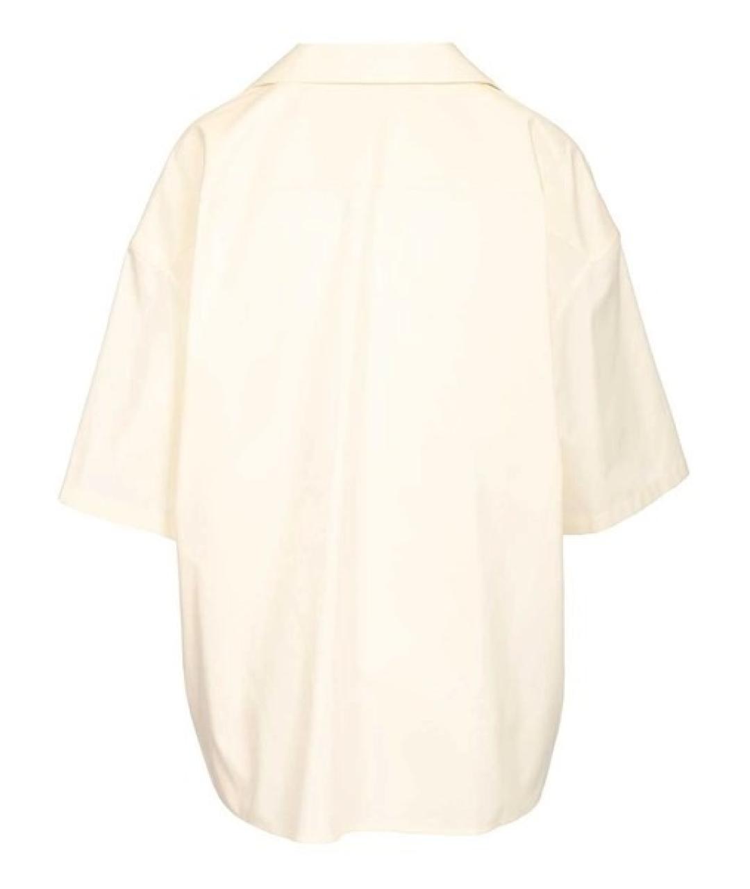 LOEWE Белая хлопковая кэжуал рубашка, фото 2