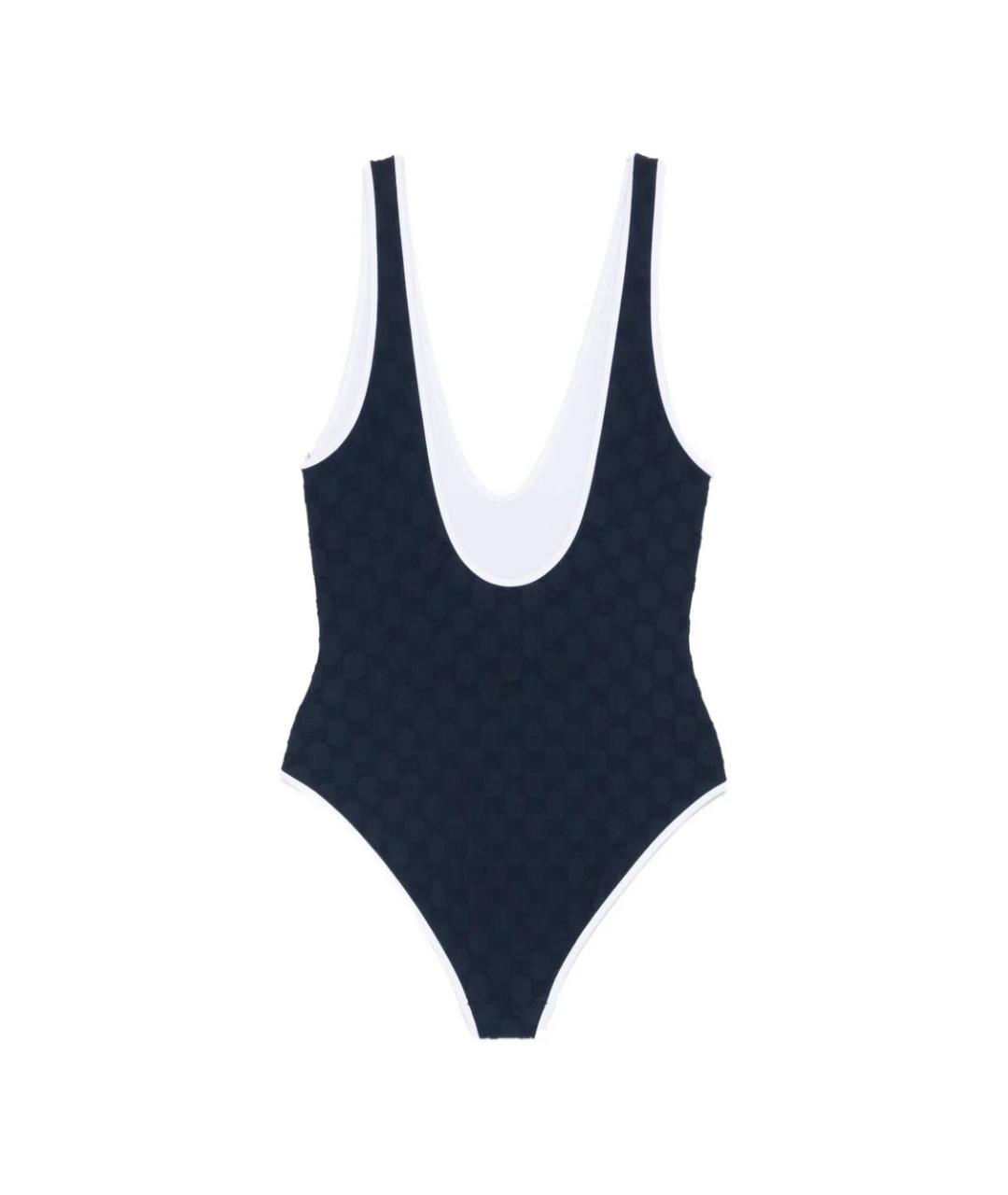 GUCCI Синий полиамидовый купальник, фото 2