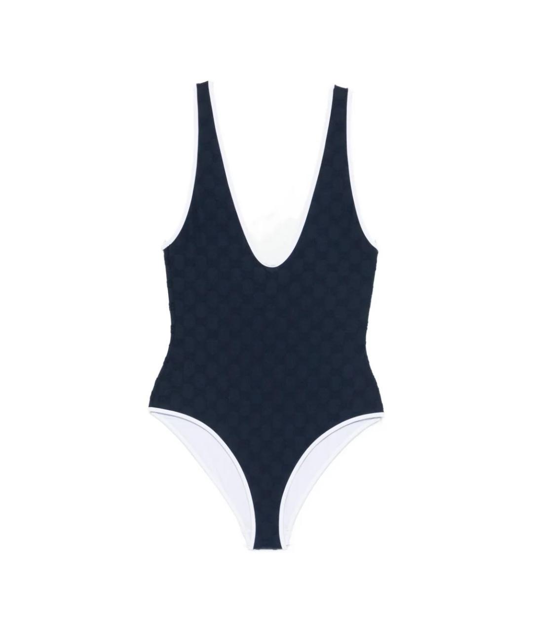 GUCCI Синий полиамидовый купальник, фото 1