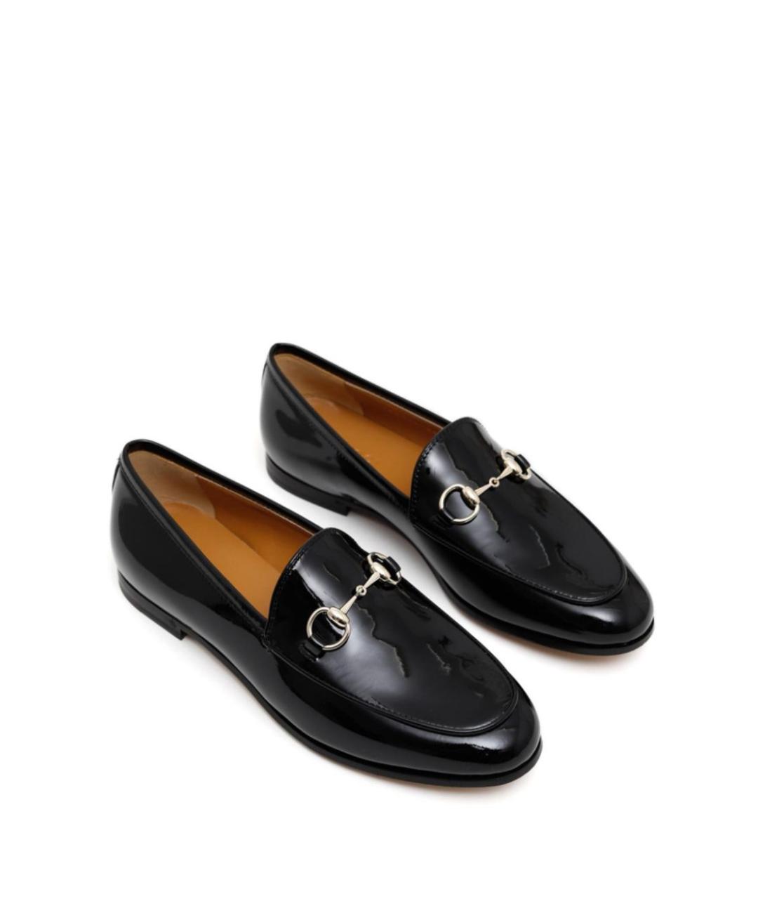 GUCCI Черные кожаные лоферы, фото 2