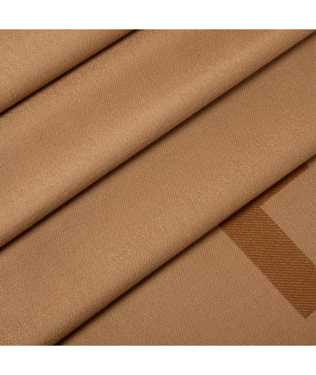 FENDI Бежевый шерстяной шарф, фото 2