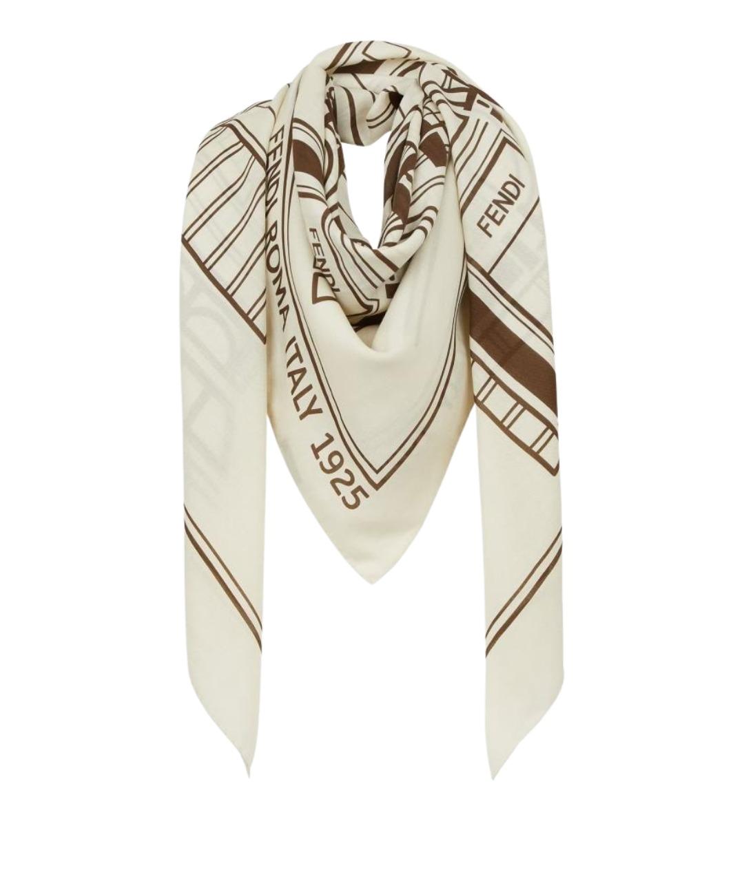 FENDI Мульти хлопковый шарф, фото 2