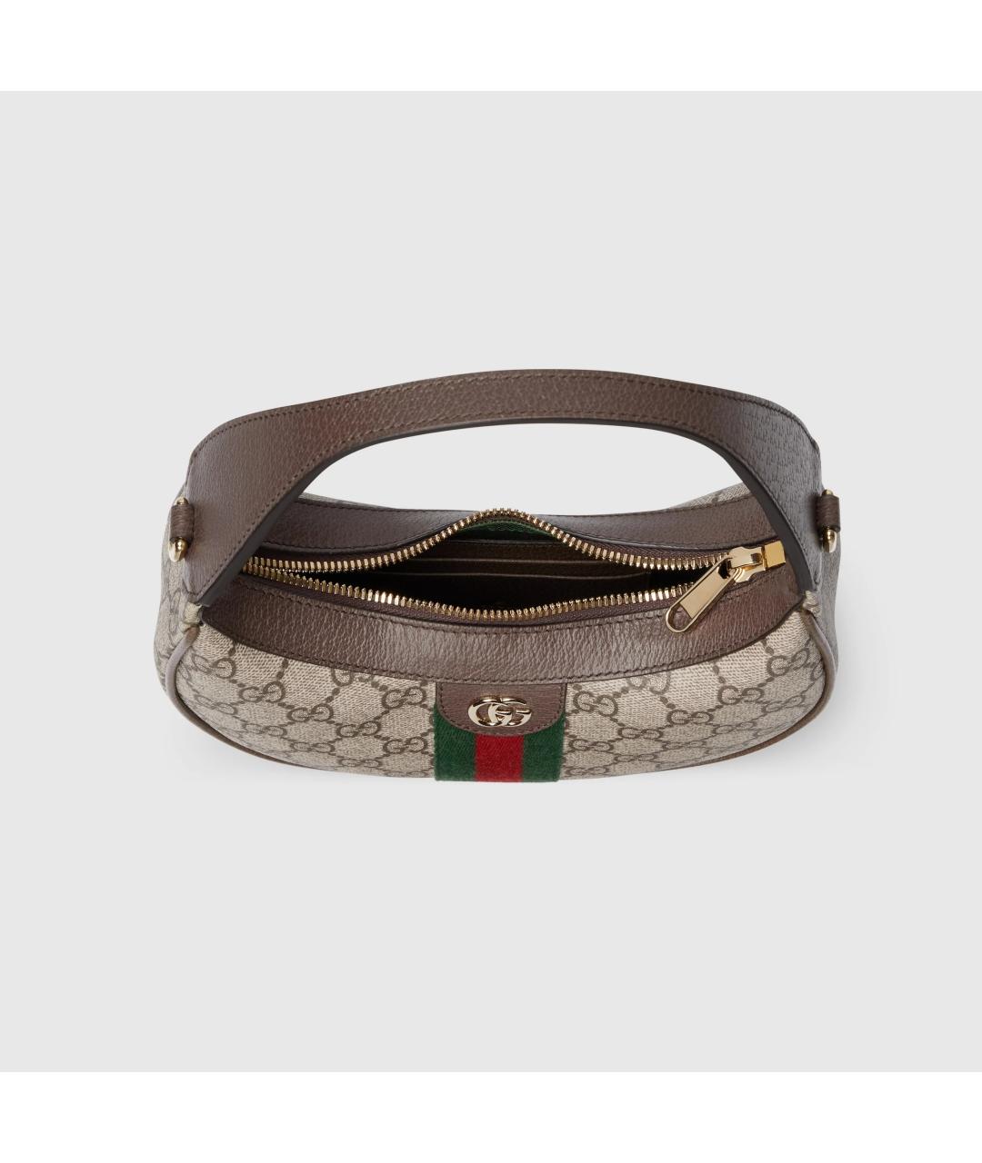 GUCCI Бежевая сумка с короткими ручками, фото 3