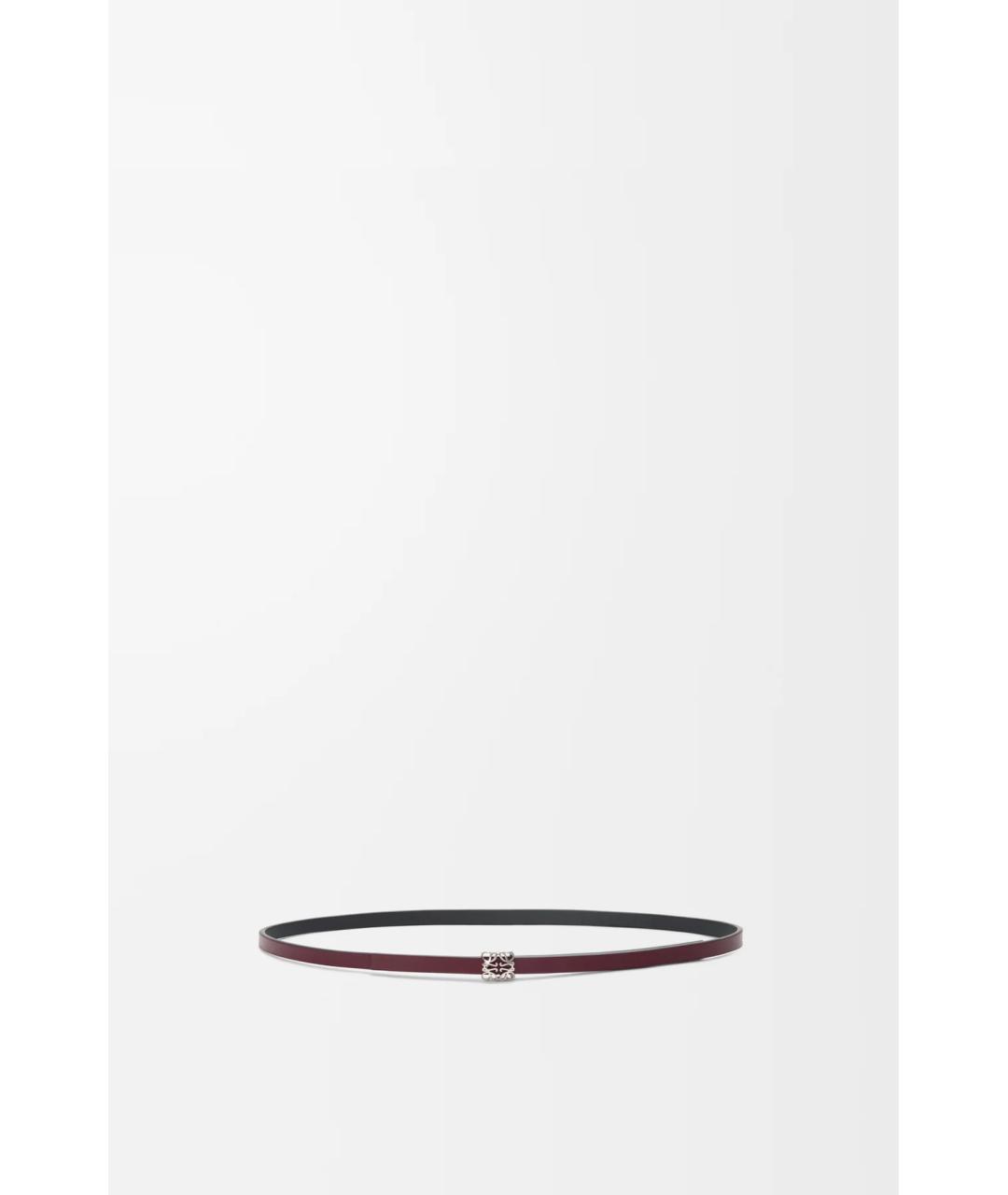 LOEWE Черный кожаный ремень, фото 2