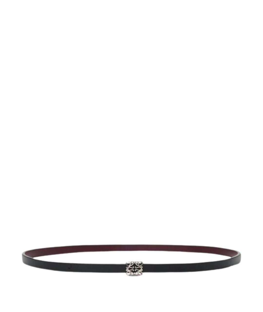 LOEWE Черный кожаный ремень, фото 1