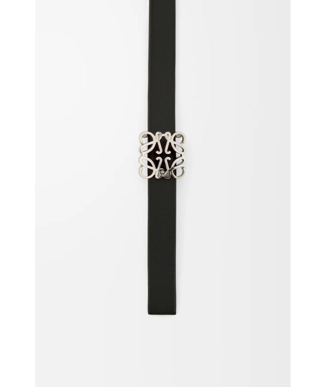 LOEWE Черный кожаный ремень, фото 3