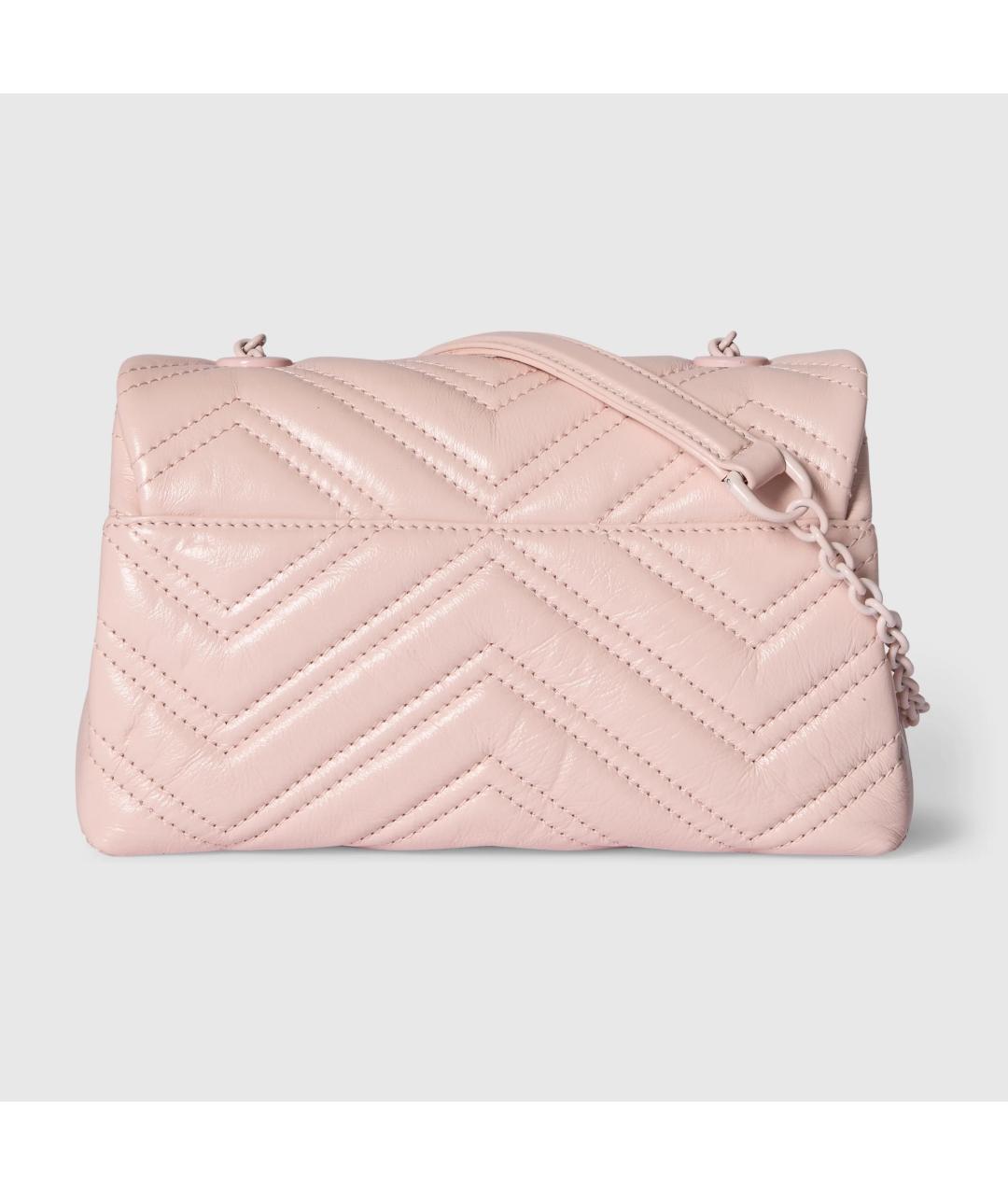 GUCCI Розовая кожаная сумка через плечо, фото 3