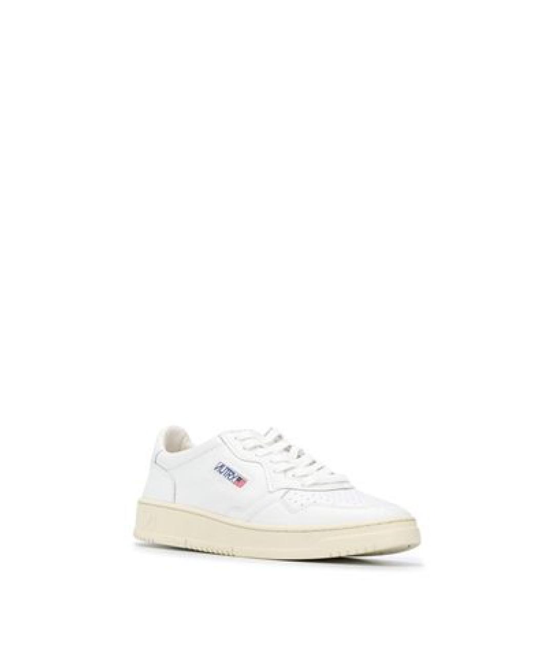 AUTRY Белые кожаные кроссовки, фото 2