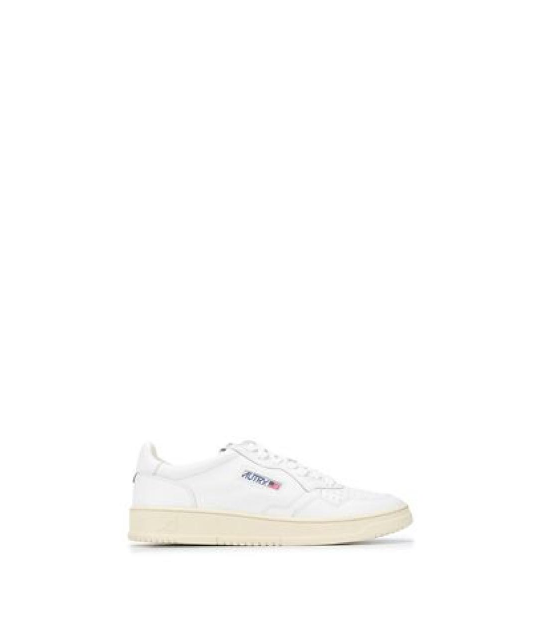 AUTRY Белые кожаные кроссовки, фото 1