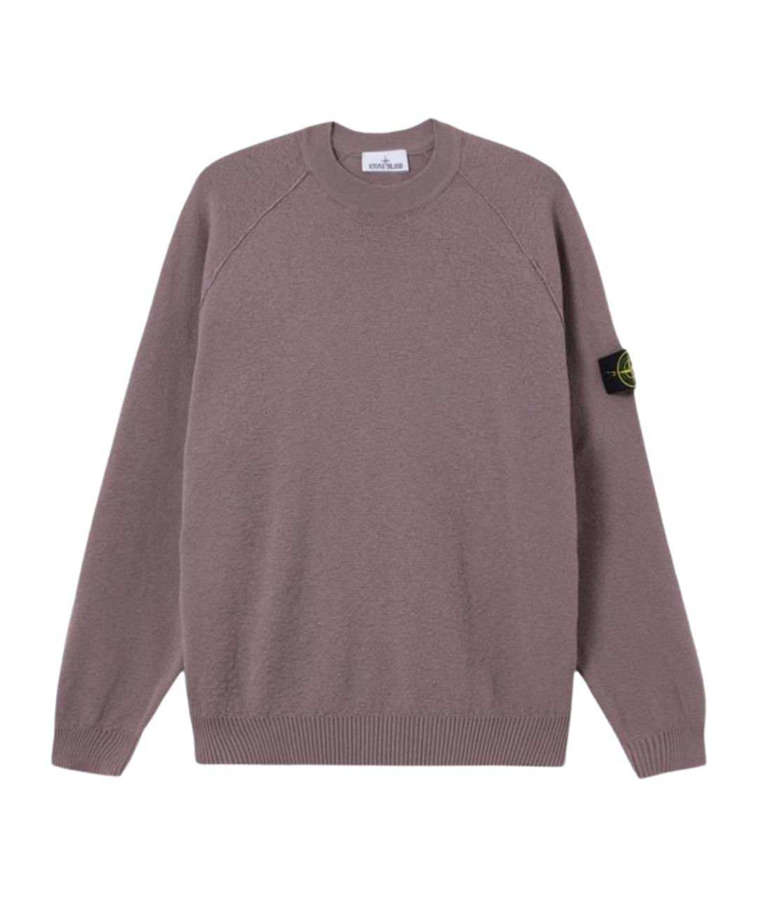 STONE ISLAND Фиолетовый хлопковый джемпер / свитер, фото 1