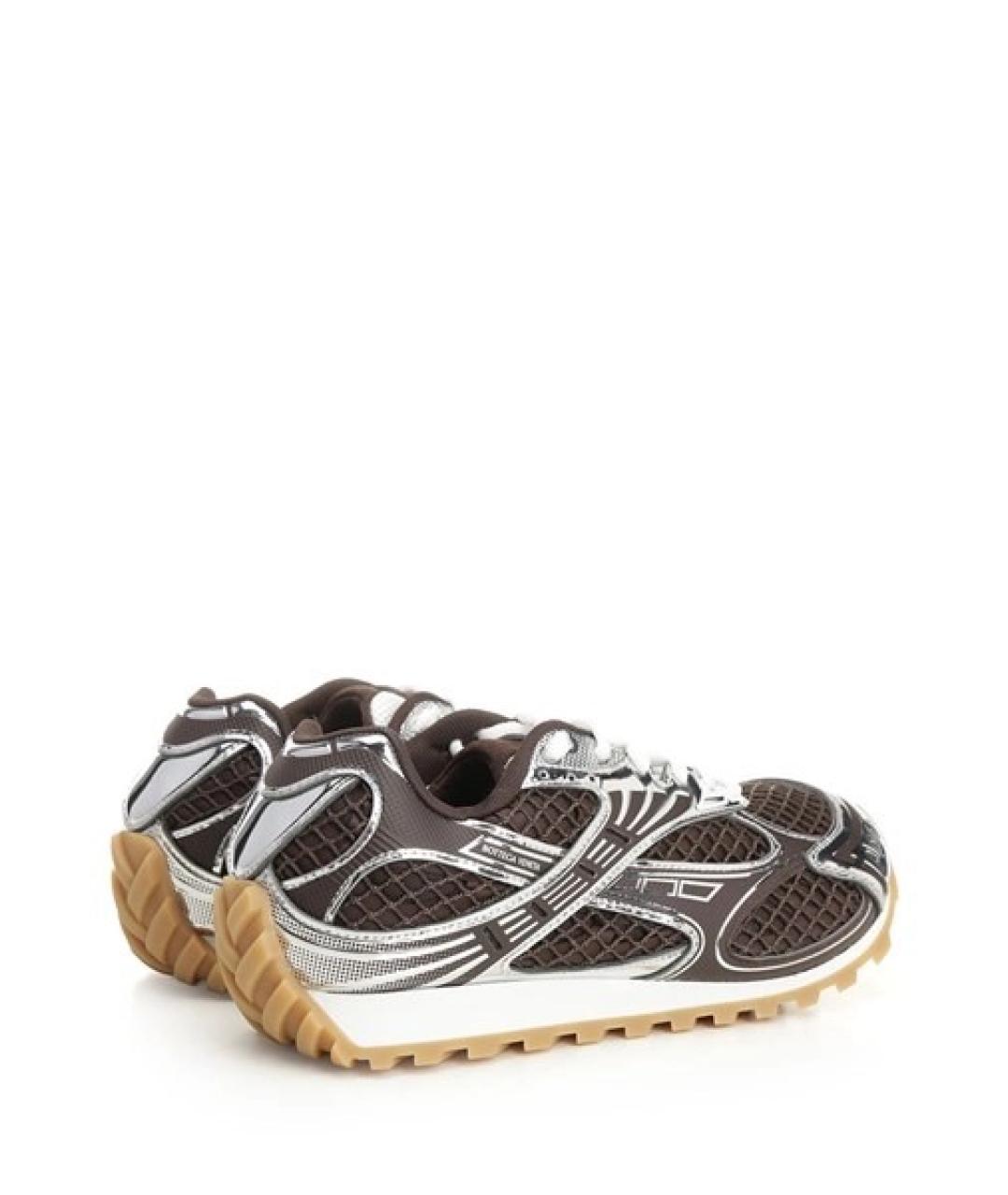 BOTTEGA VENETA Коричневые кроссовки, фото 3