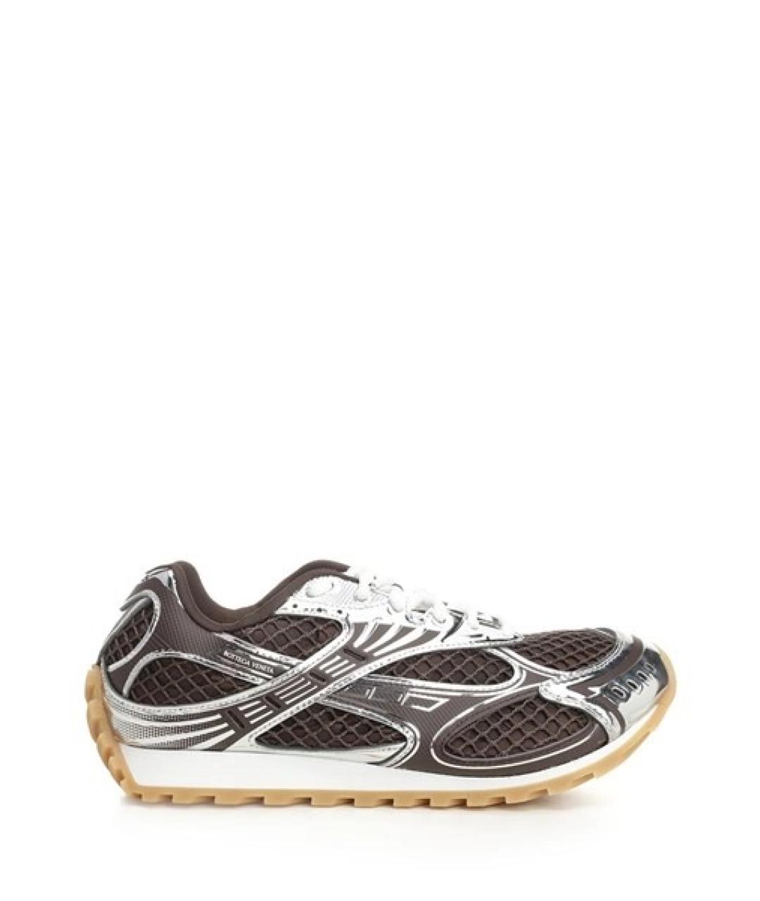 BOTTEGA VENETA Коричневые кроссовки, фото 1