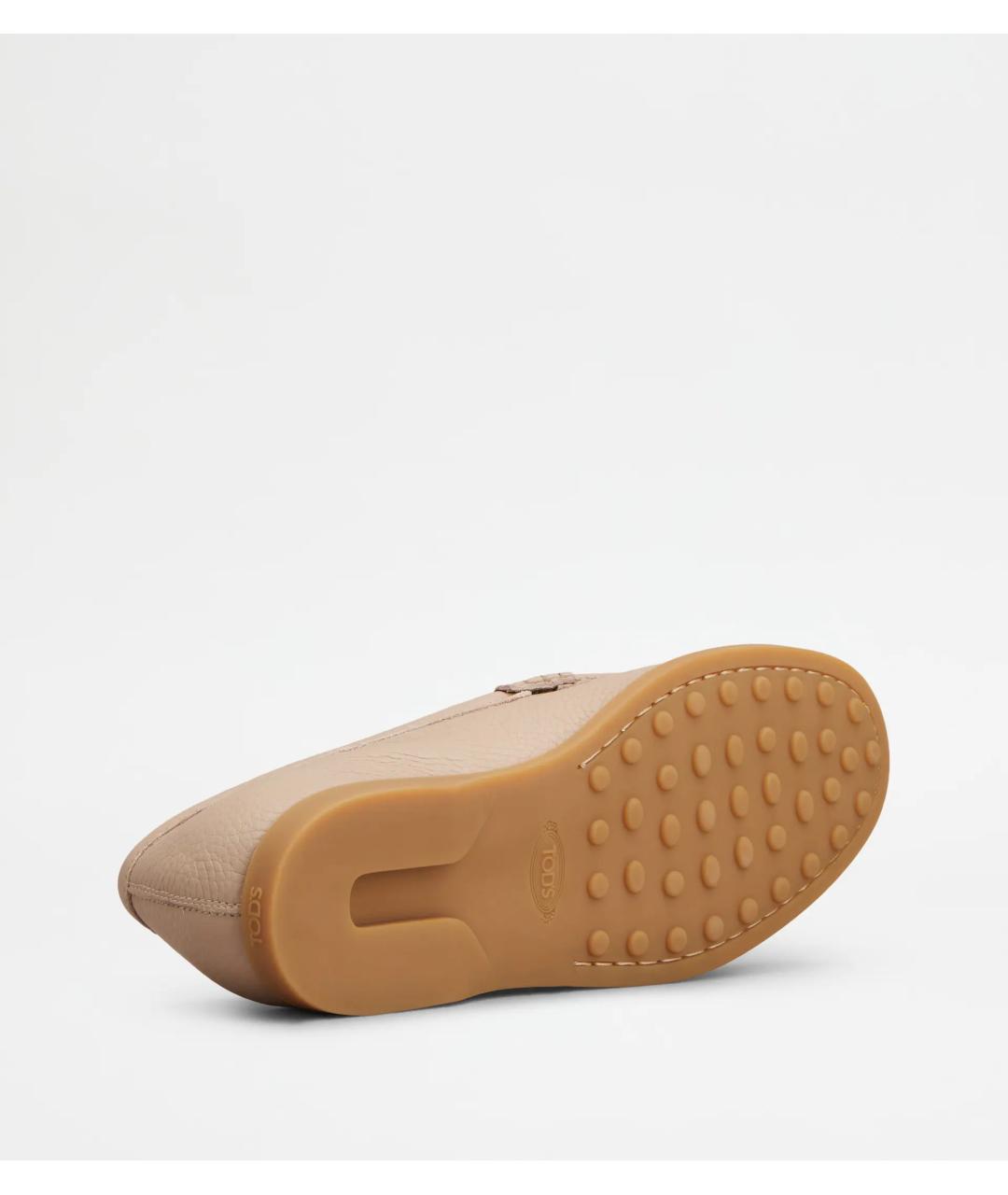 TOD'S Розовые кожаные лоферы, фото 5