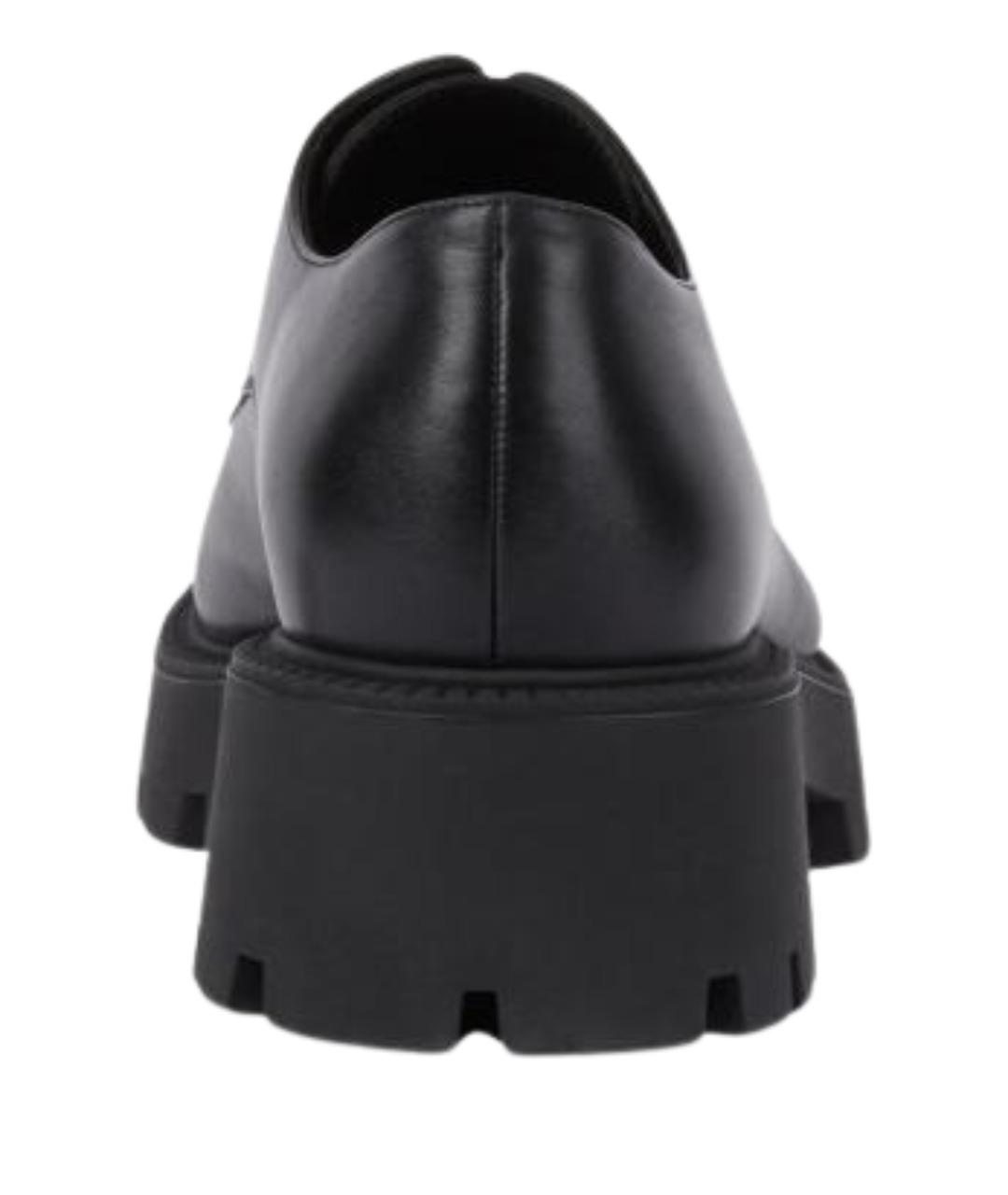 BALENCIAGA Черные кожаные низкие ботинки, фото 3