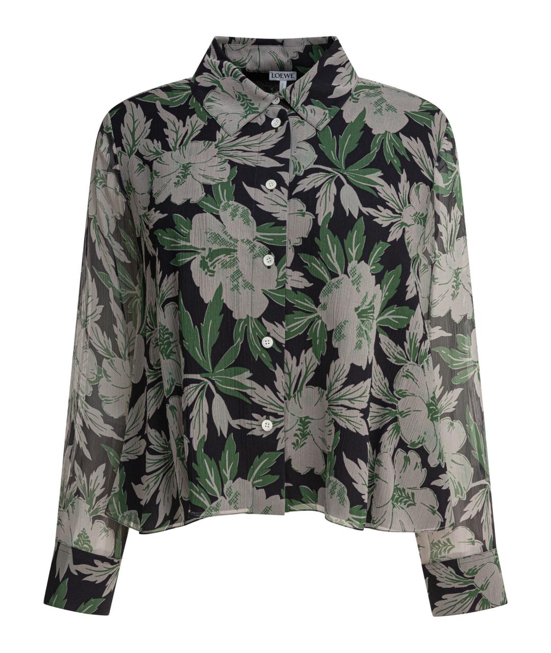 LOEWE Мульти шелковая рубашка, фото 1