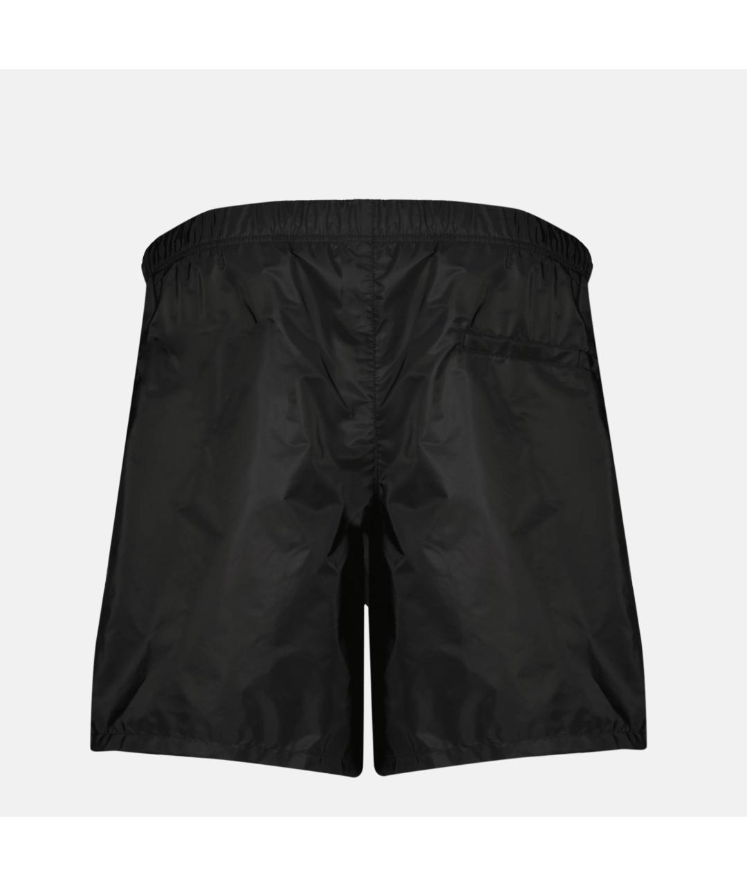 PRADA Черные полиамидовые шорты, фото 4