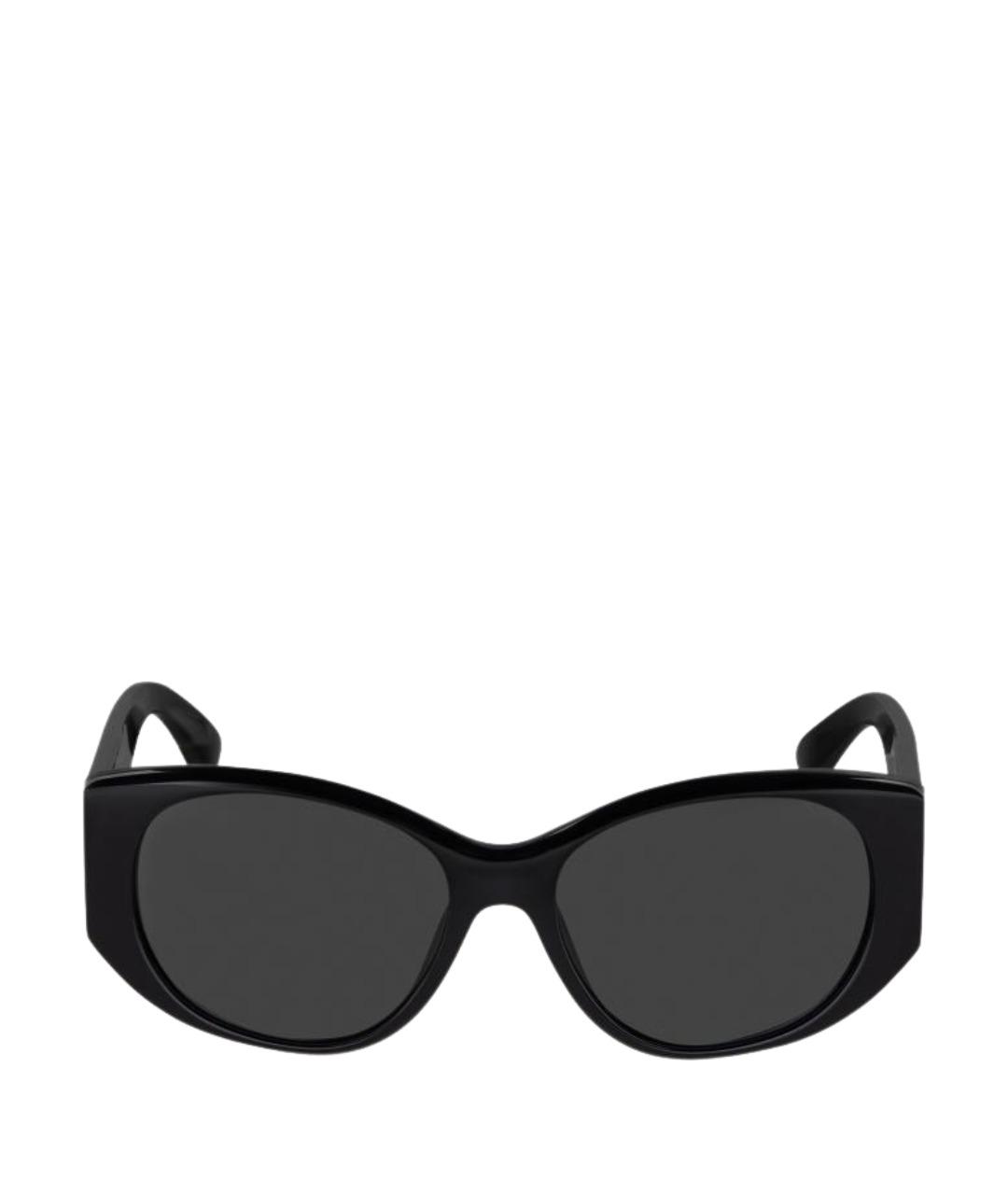BALENCIAGA Черные пластиковые солнцезащитные очки, фото 1