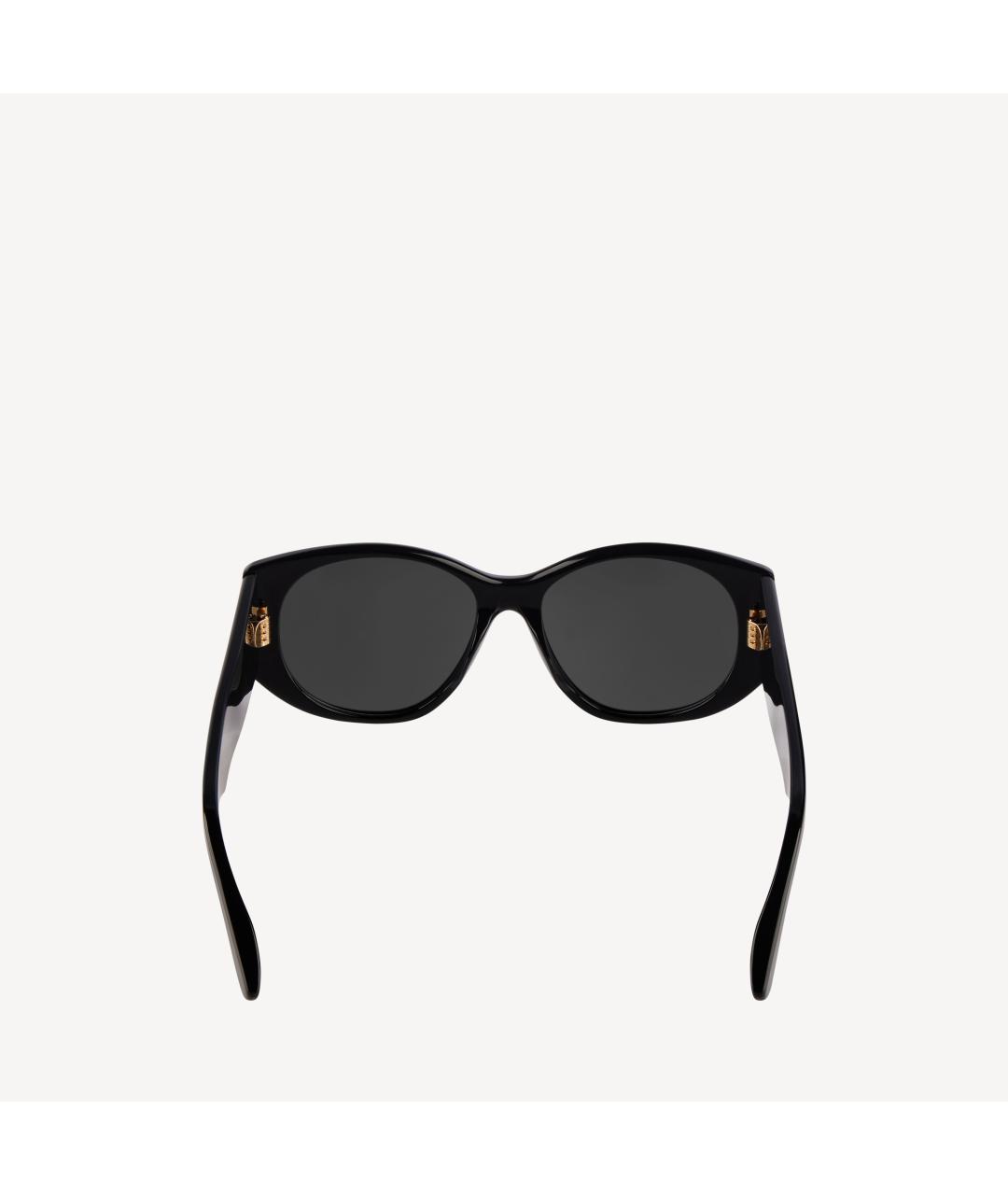 BALENCIAGA Черные пластиковые солнцезащитные очки, фото 2