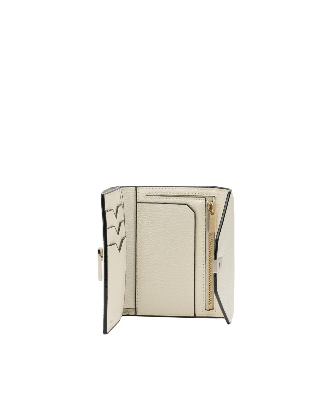 VALEXTRA Белый кожаный кошелек, фото 5