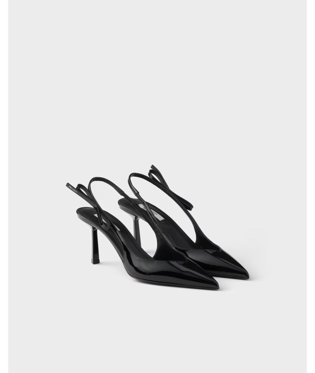 PRADA Черные туфли из лакированной кожи, фото 5