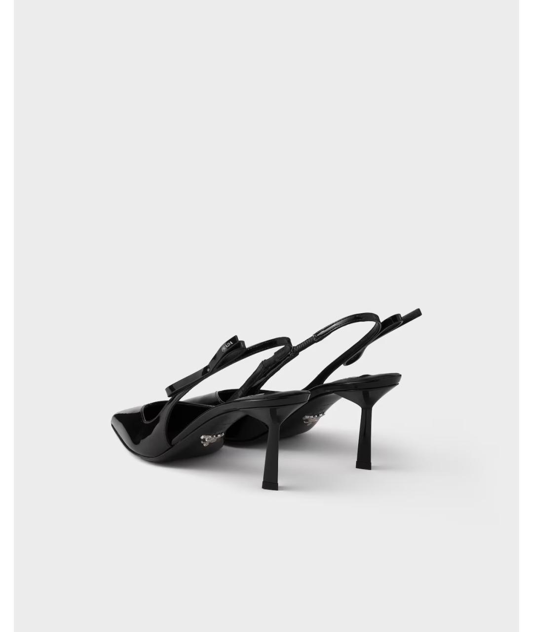 PRADA Черные туфли из лакированной кожи, фото 3