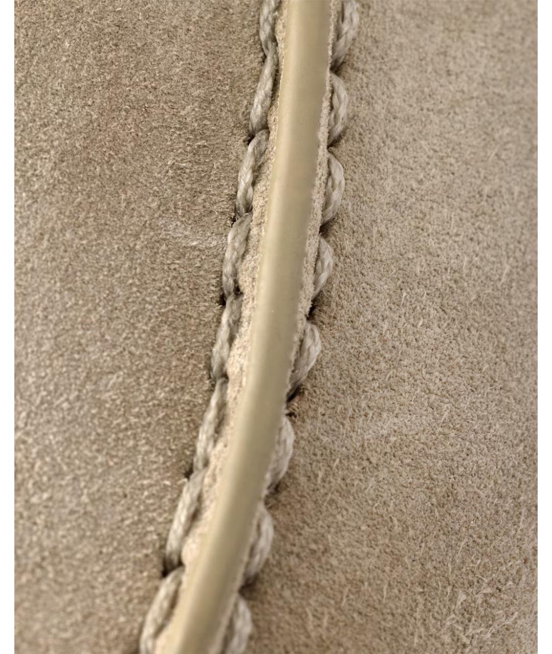 PRADA Бежевые кожаные лоферы, фото 2