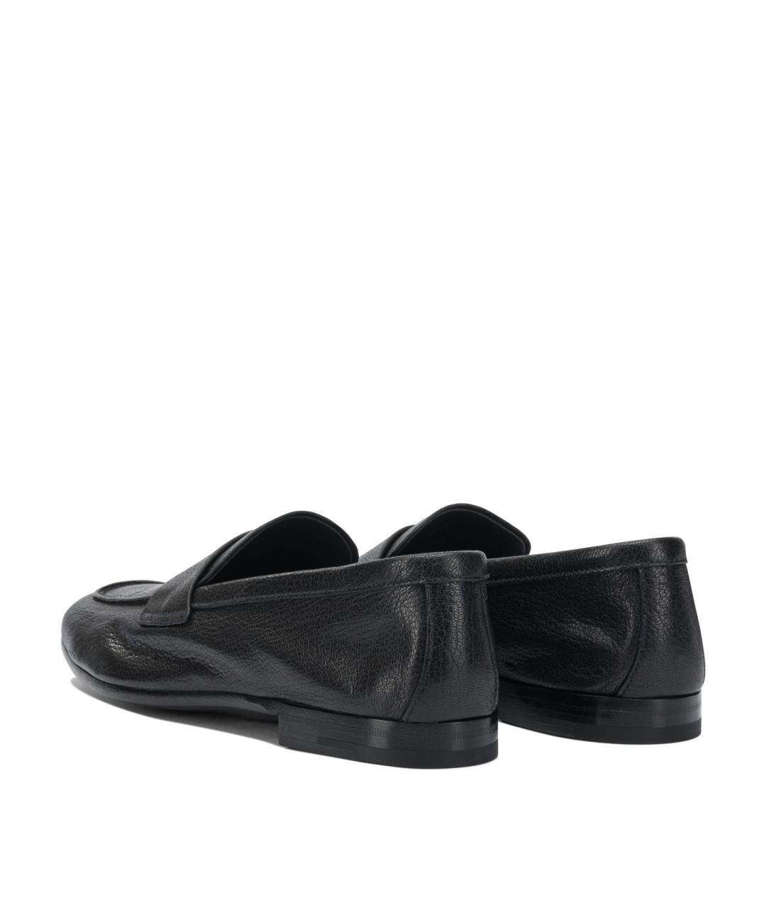PRADA Черные кожаные лоферы, фото 4