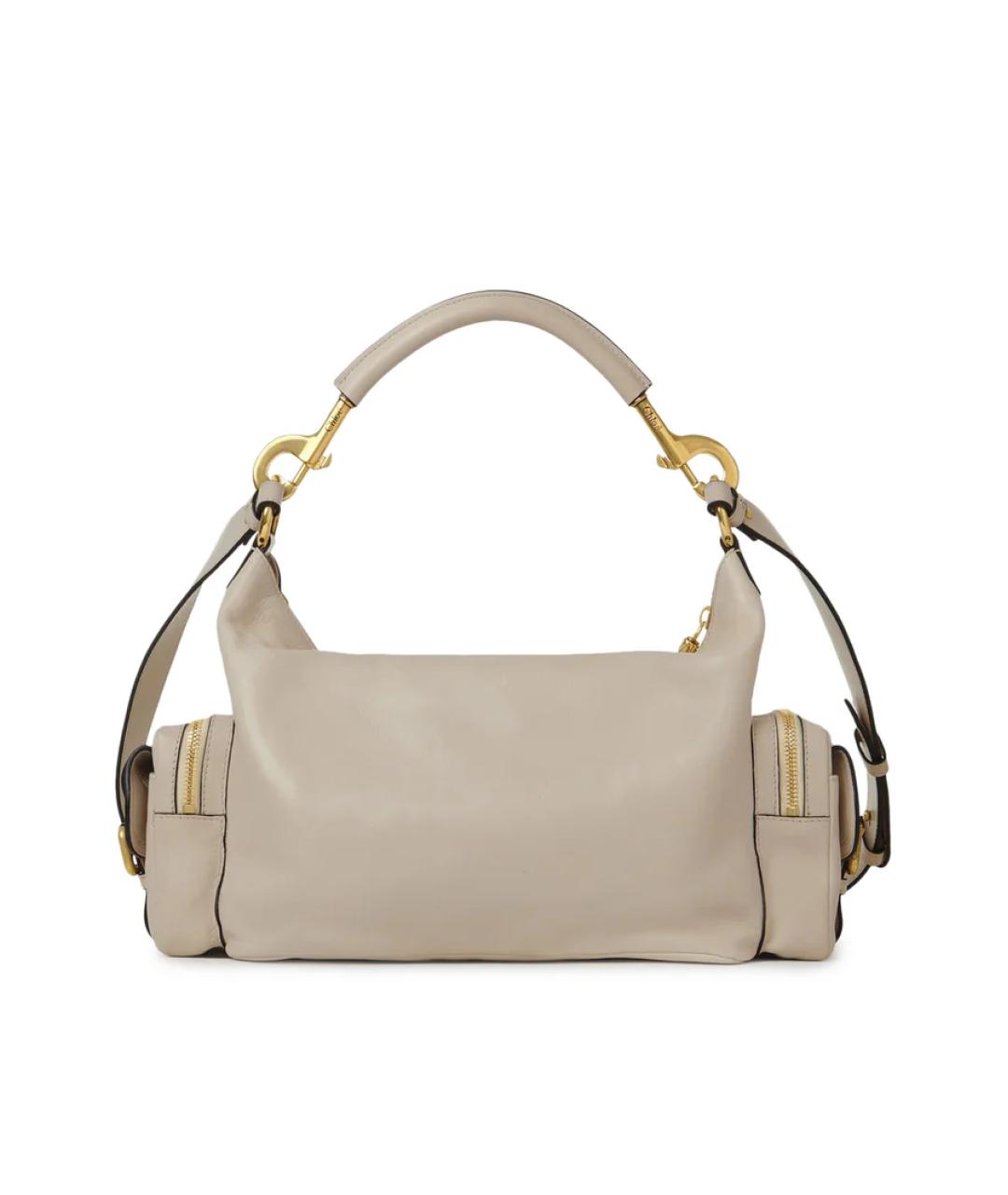 CHLOE Коричневая кожаная сумка через плечо, фото 2