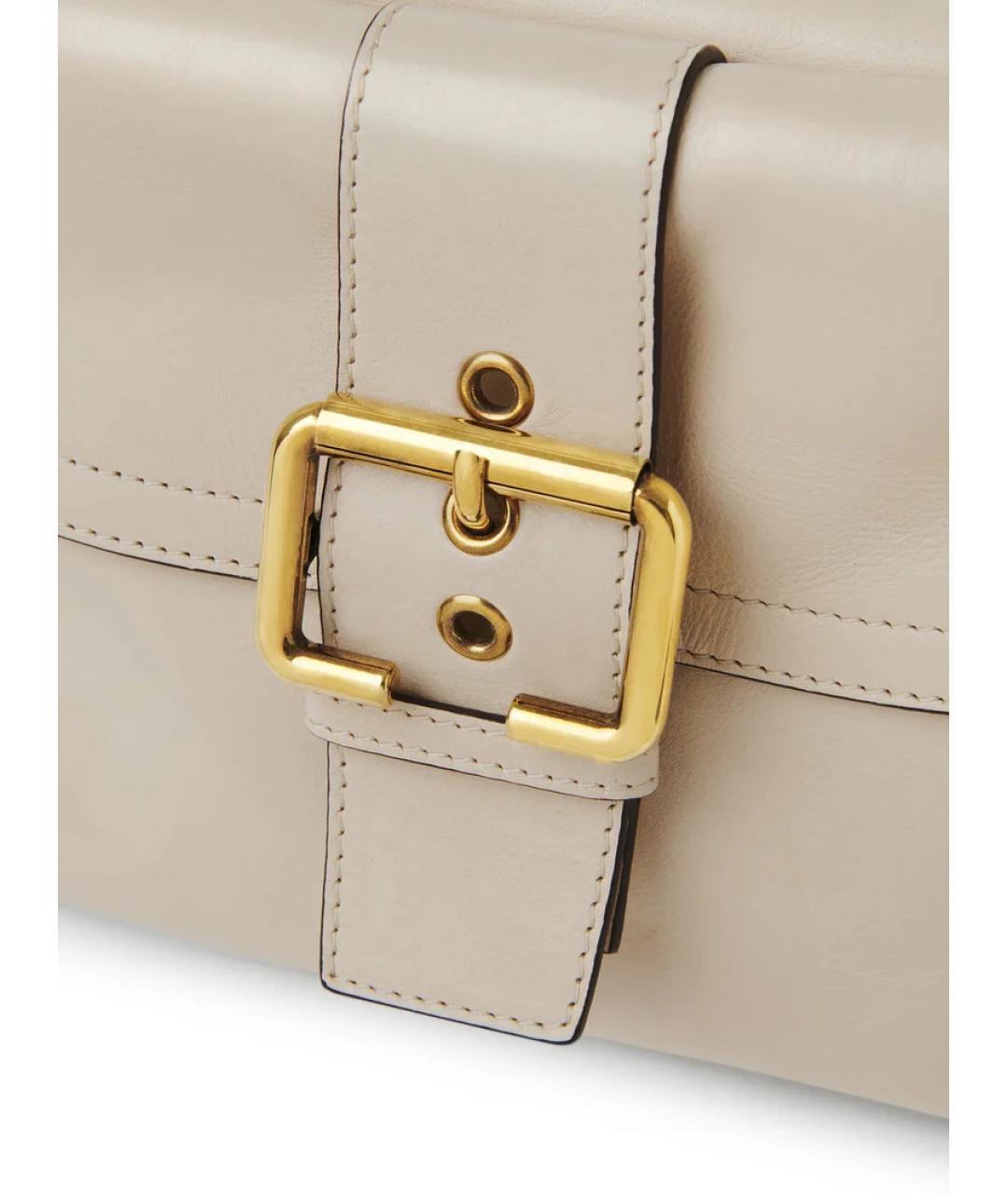 CHLOE Коричневая кожаная сумка через плечо, фото 5