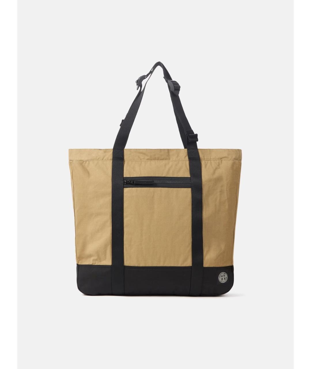 STONE ISLAND Бежевая сумка на плечо, фото 5